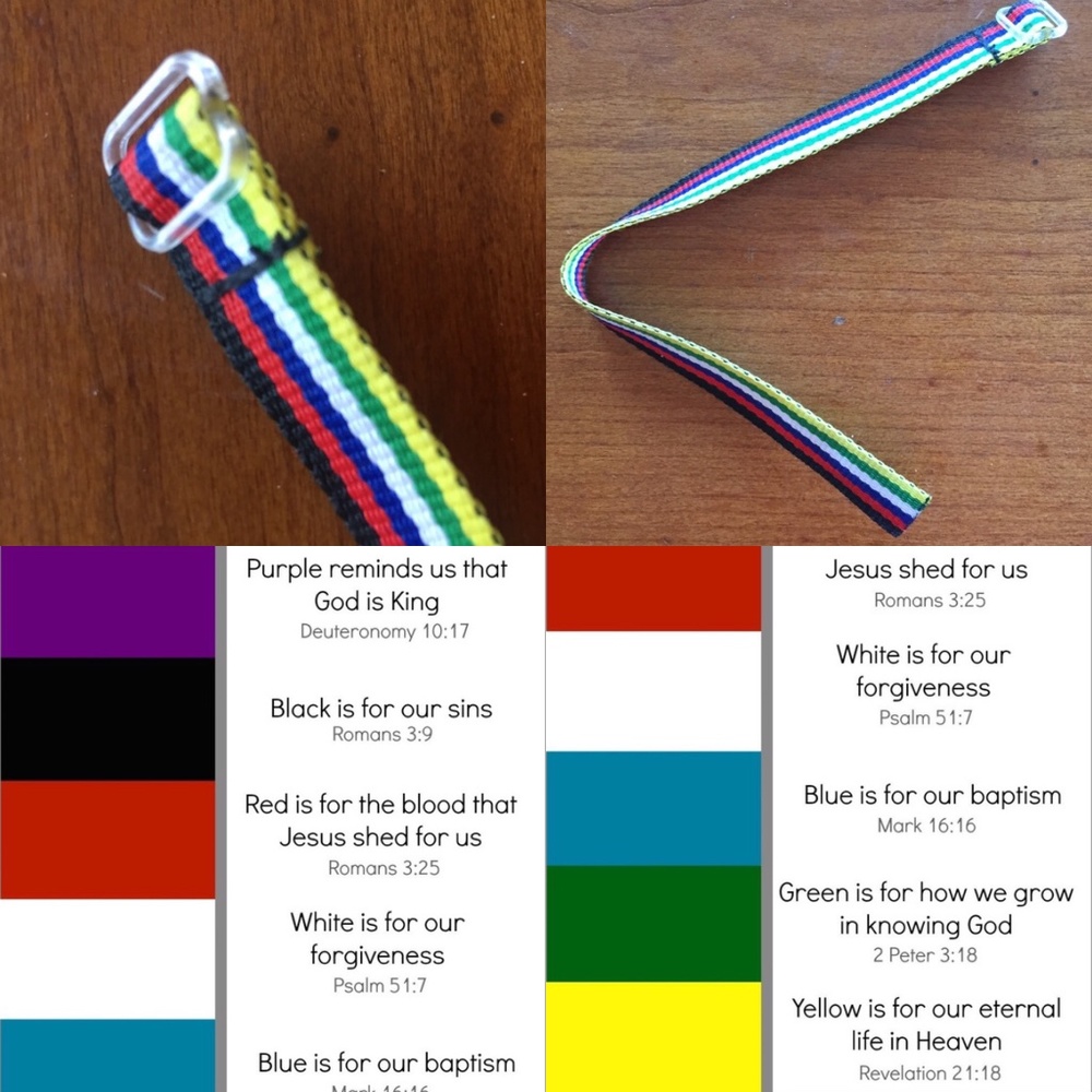 Set of 3 Jesus Bracelet Colors Have Meaning